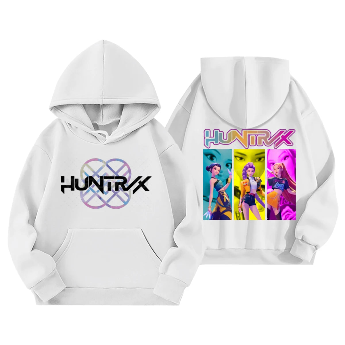 Kpop Demon Hunters Hoodies for Women Men K-pop Cartoon Printed Sweatshirt Fashion Streetwear 2025 New Movie Fashion Casual Tops