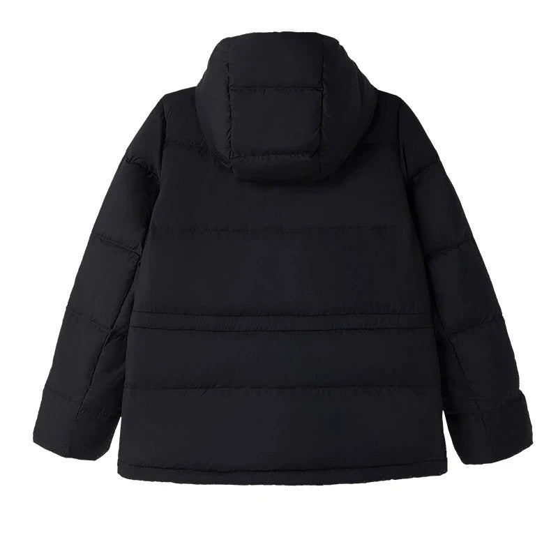 LU 2025 New Thick Winter Grey Goose Down Solid Color Leisure Coat L06