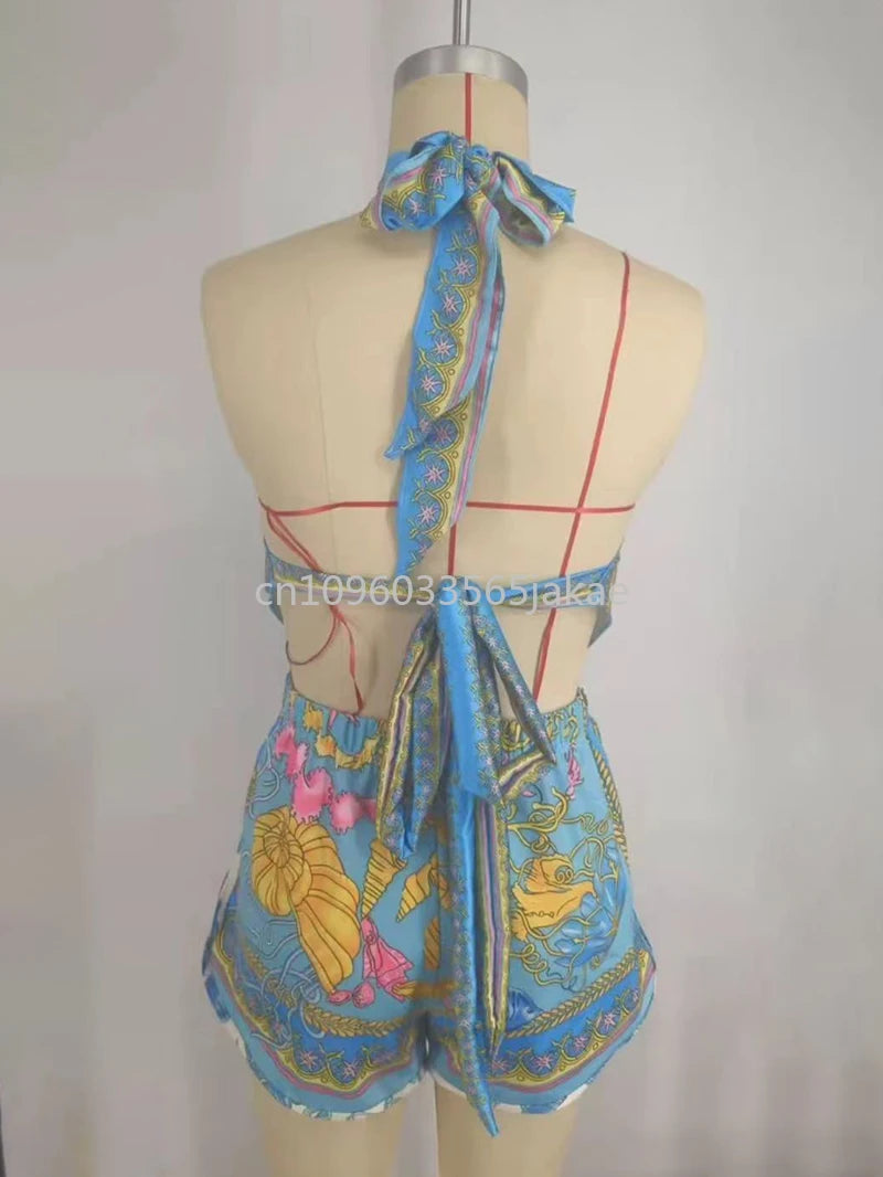 luxury design women's bikini sets designer brand lady sexy bellyband shorts sets