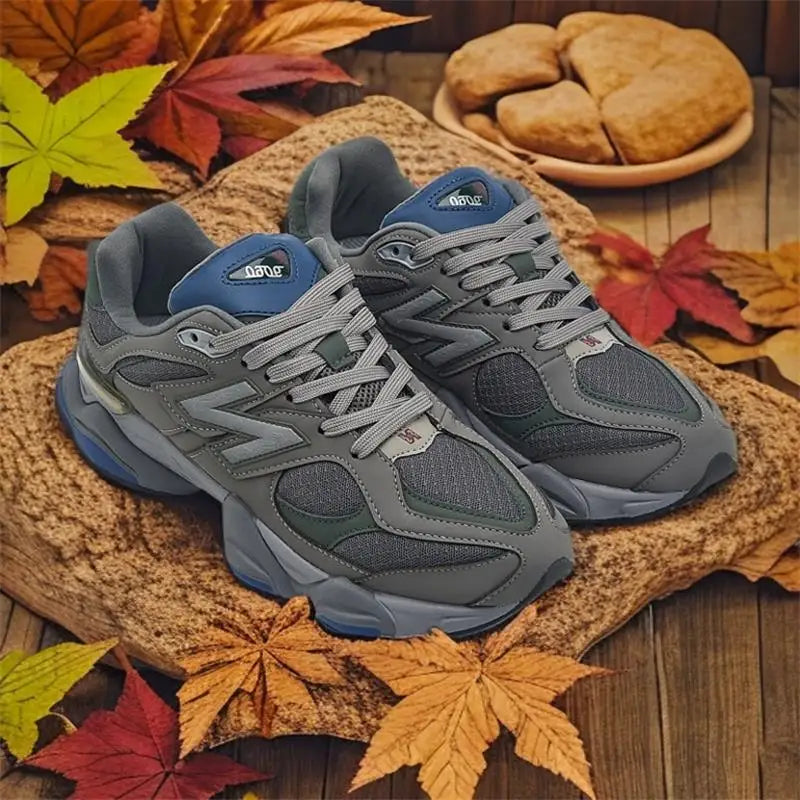 2025 Spring Clunky Sneaker Dad Shoes Lace up  Couple Running Shoes Mesh Breathable Casual Anti slip Sports Shoes Soft sole shoes