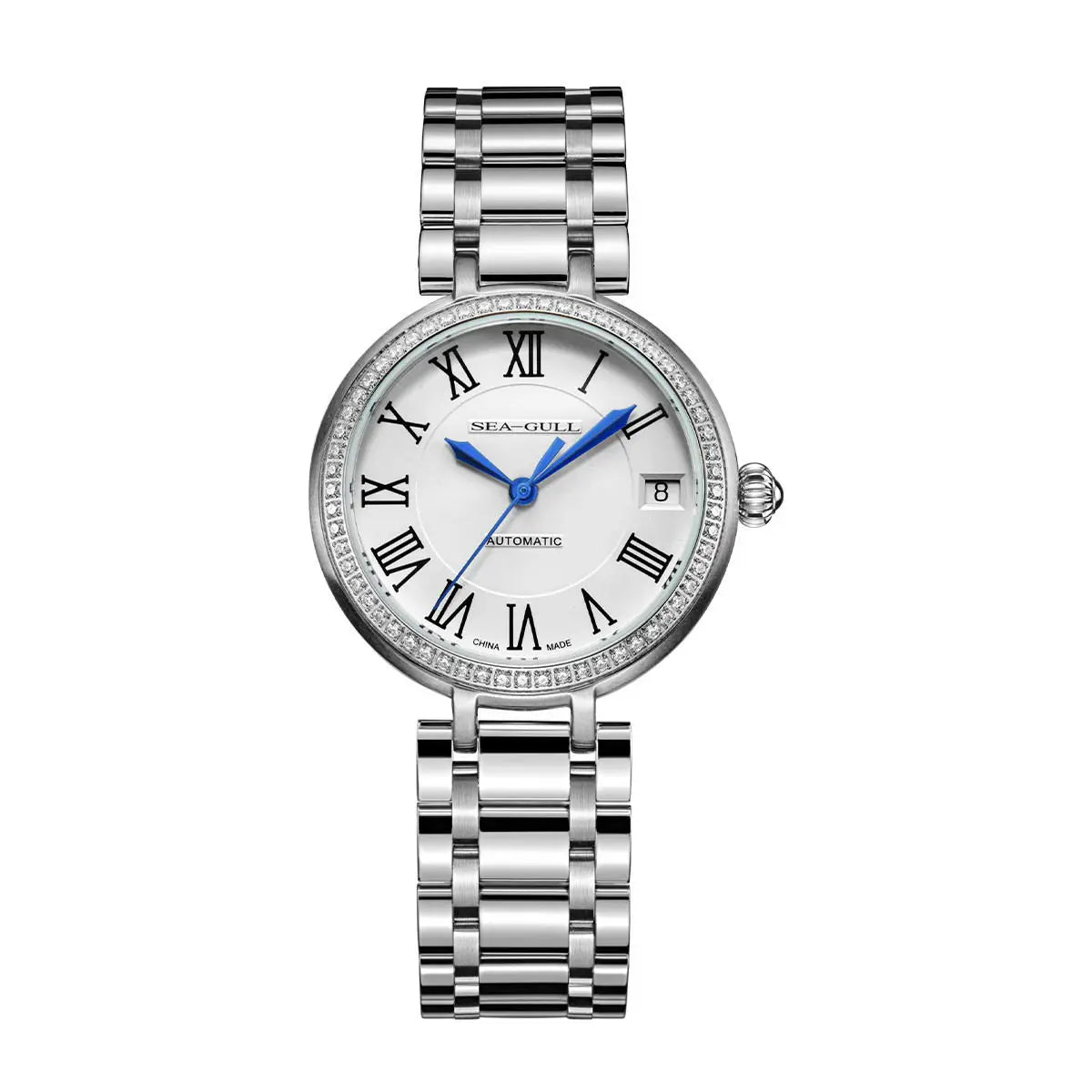 2023 Seagull Ladies Watch Automatic Mechanical Wristwatch Ultra-Thin Casual Simple Roman Holiday Sapphire Women Watch 816.417L