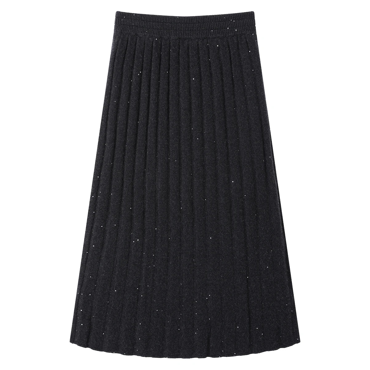 BC725 Women's Pure Cashmere Midi Skirt High Quality Luxury Brand Autumn Winter Fashion Elegant Clothing for Ladies