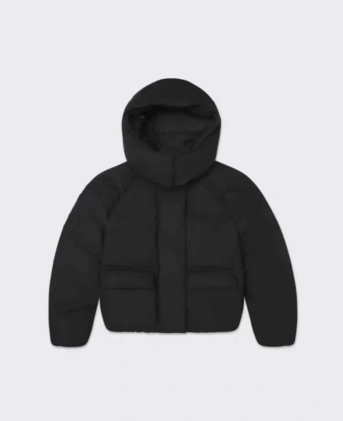 Kylie same style KHY detachable hooded zippered cotton jacket DROP002 thick warm bread coat