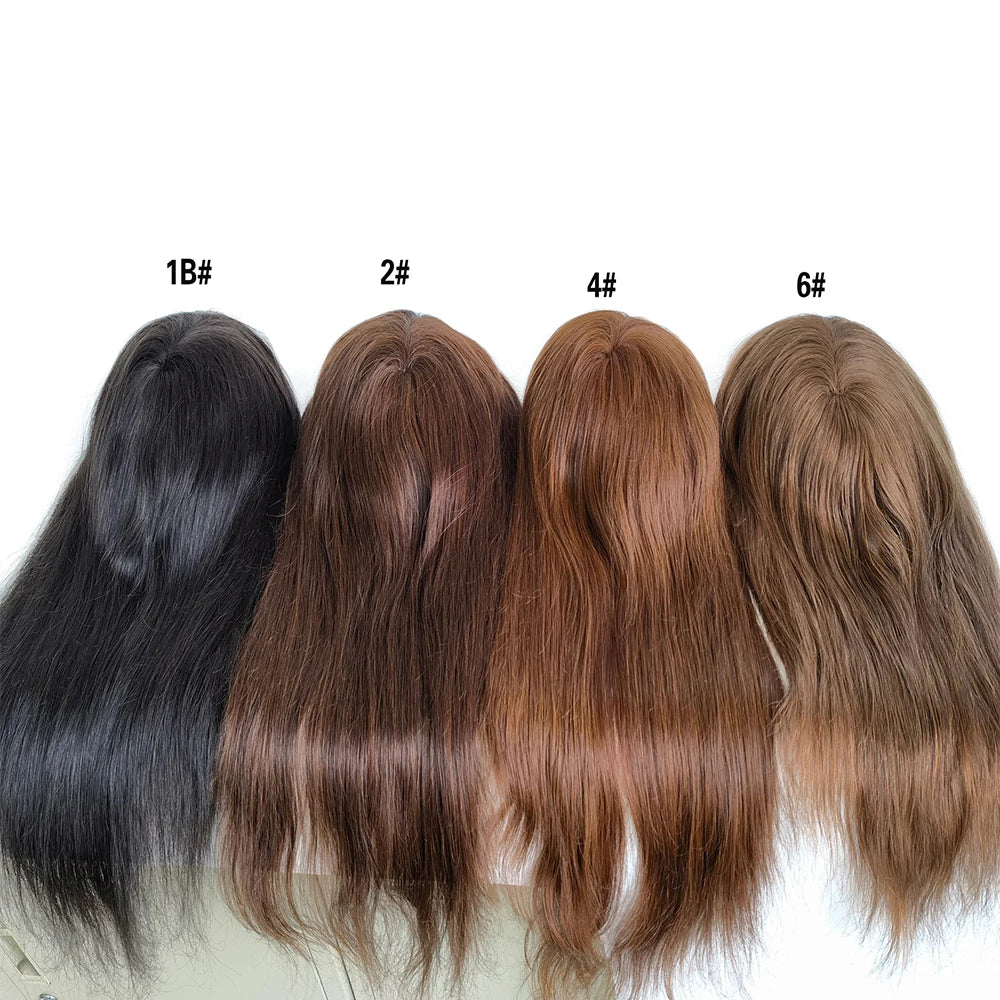 Australia Model Women Toupee Human Hair Swiss Lace Pu Around Lace Top High Quality Russian Virgin Human Hair Toupee