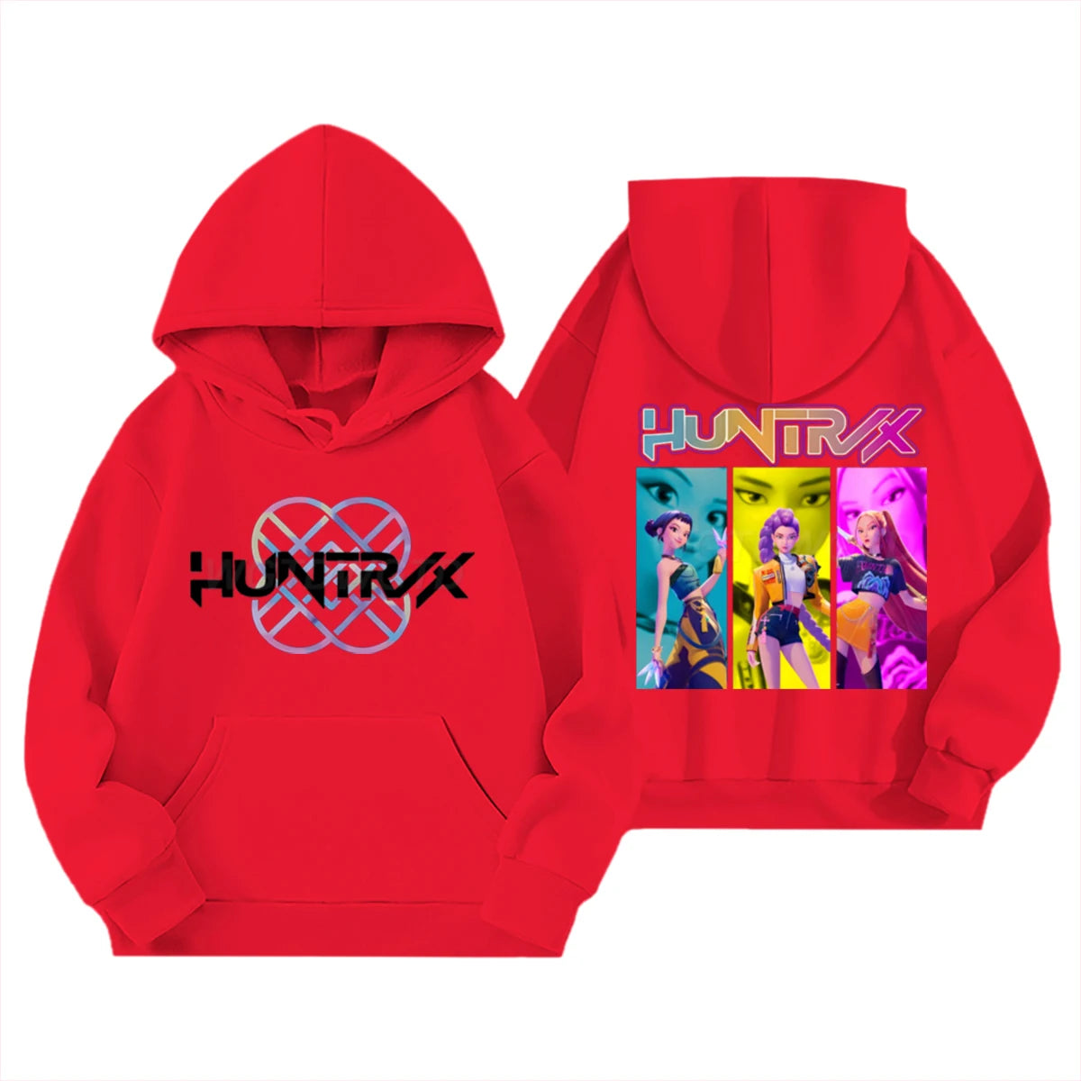 Kpop Demon Hunters Hoodies for Women Men K-pop Cartoon Printed Sweatshirt Fashion Streetwear 2025 New Movie Fashion Casual Tops