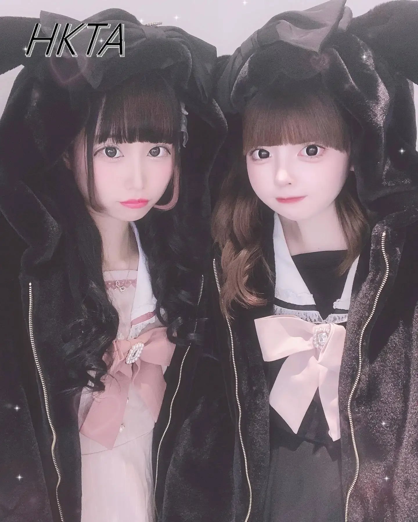 High Quality Japanese Winter New Sweet Cute Mine Cute Rabbit Ear Plush Cotton Coat Jacket Girl Lolita Fur Coats Women Parkas