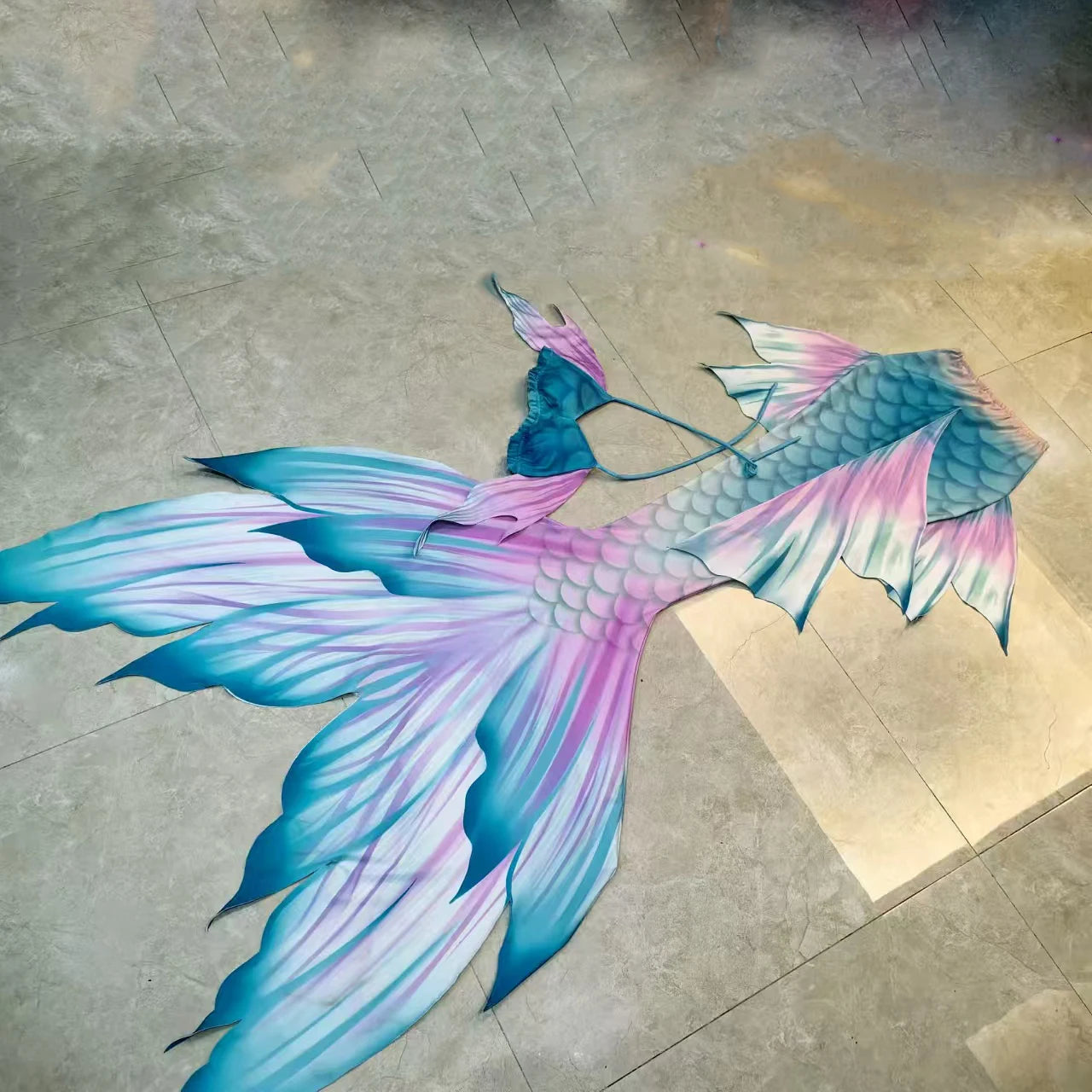 Mermaid Big Tail Costume Swimsuit Handmade Sewn High Quality Mermaid Tail Oceanarium Swimming Photography Costume