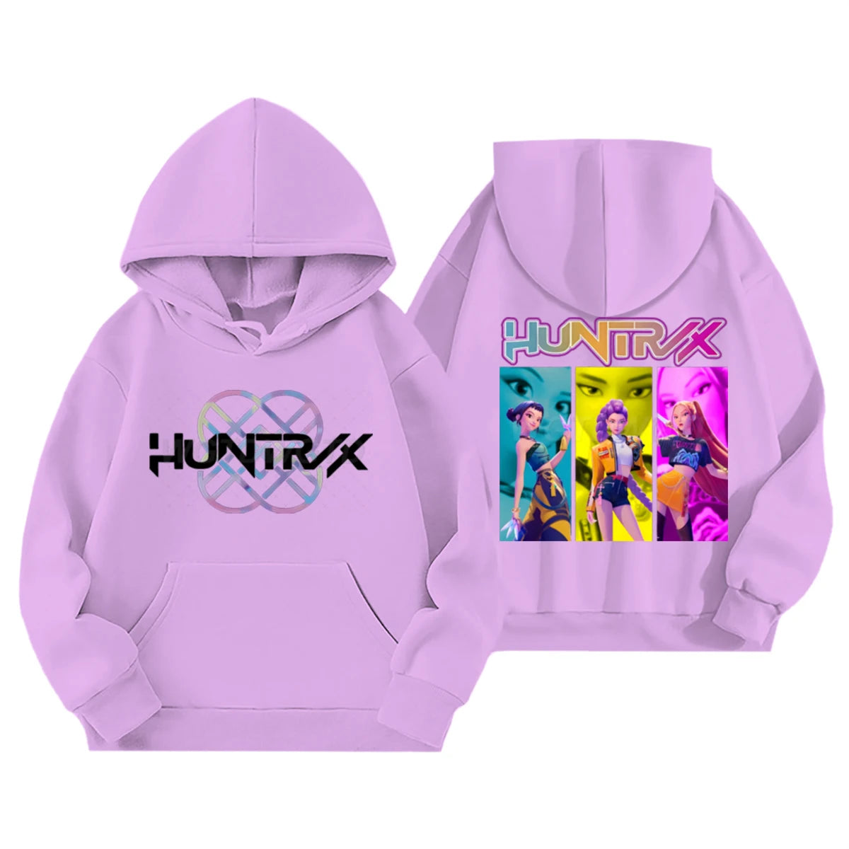 Kpop Demon Hunters Hoodies for Women Men K-pop Cartoon Printed Sweatshirt Fashion Streetwear 2025 New Movie Fashion Casual Tops