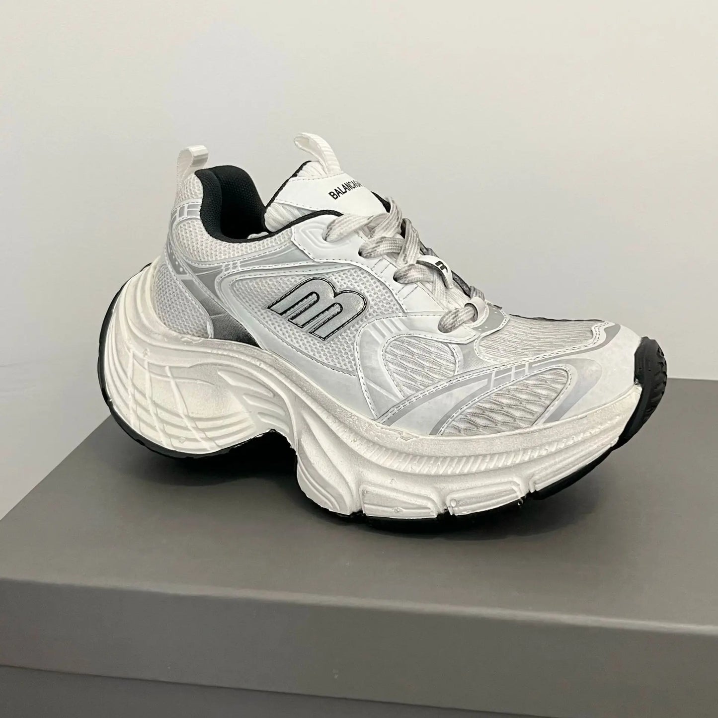 Fashion Contrast Color Design Women's Vulcanized Shoes Brand Design Thick Sole Heightening Sports Shoes Ladies New Sneakers 2025