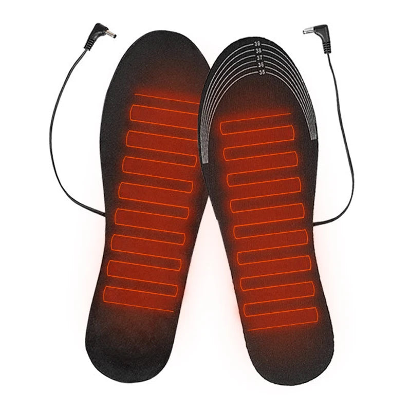 High-quality USB heating insoles Winter warm insole Men Women Electrically heated Shoe Sole Anti-slip Shoe Pads 1Pair