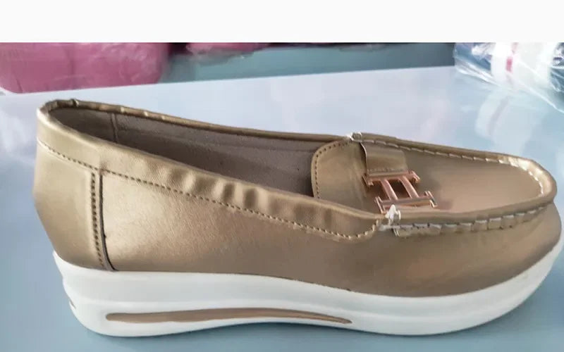 2023 Spring New Platform Comfortable Women Sneakers Fashion Thick Bottem Casual Shoes Women Increase Vulcanize Shoes Plus Size