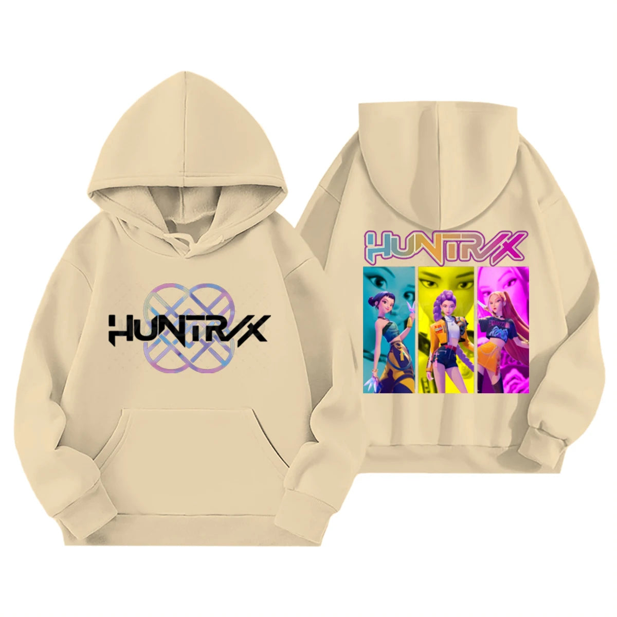 Kpop Demon Hunters Hoodies for Women Men K-pop Cartoon Printed Sweatshirt Fashion Streetwear 2025 New Movie Fashion Casual Tops