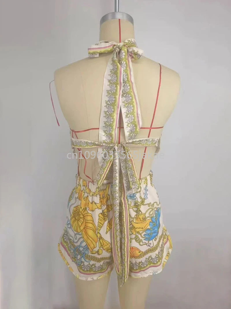 luxury design women's bikini sets designer brand lady sexy bellyband shorts sets