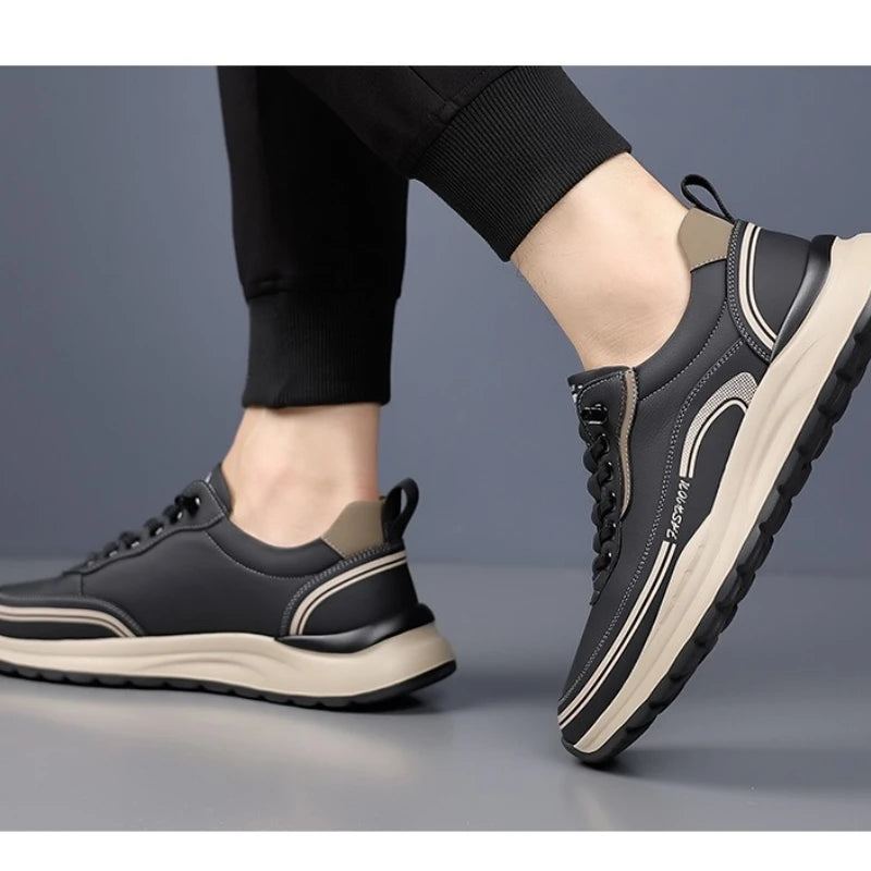 Men's Large-Size Mesh Shoes for Autumn New Arrival - Breathable Hollow-Out Casual Sneakers Trendy Versatile Men's Athletic Shoes