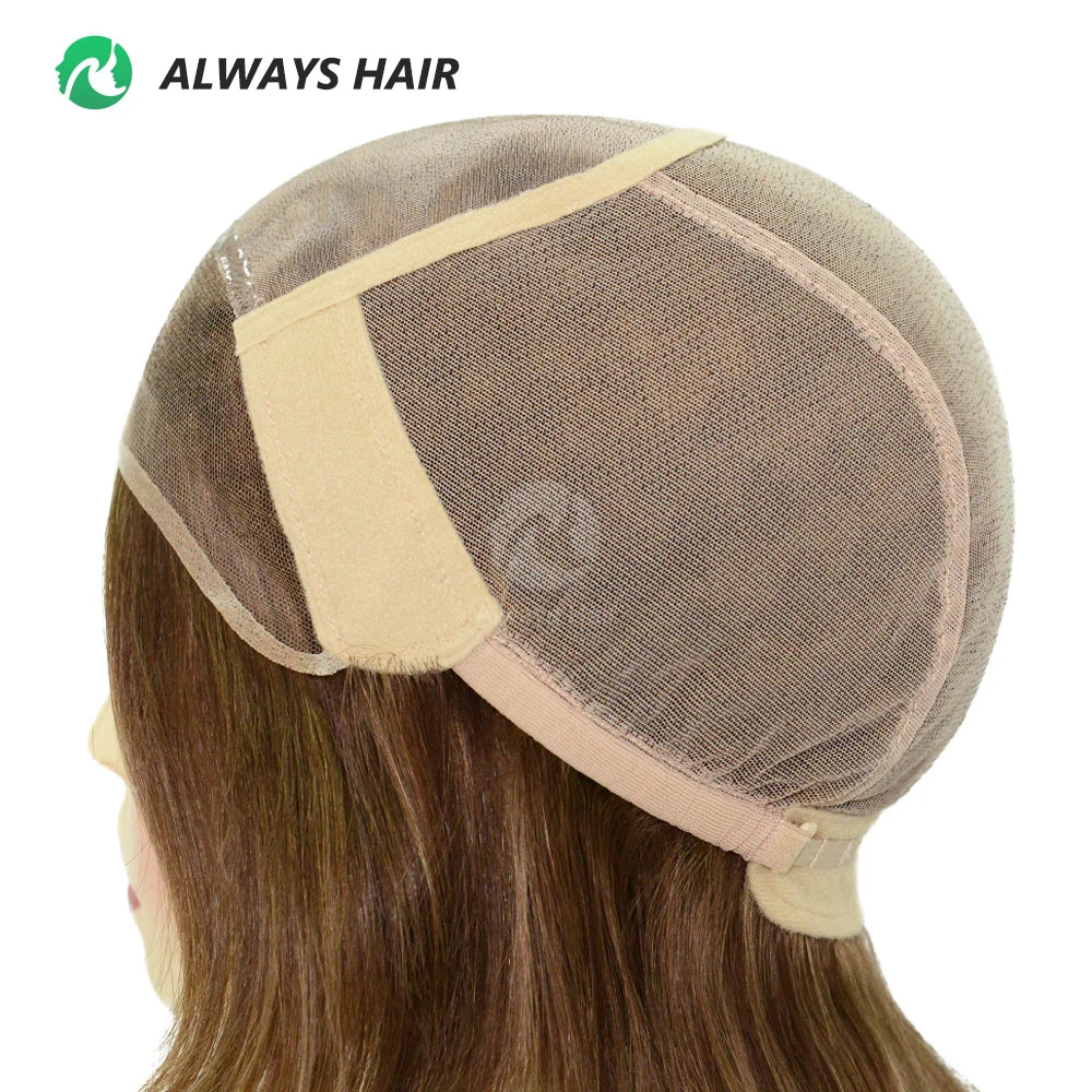 EW73- 6" European Virgin Hair Wig Natural French Lace Front Short Human Hair Women's Wigs
