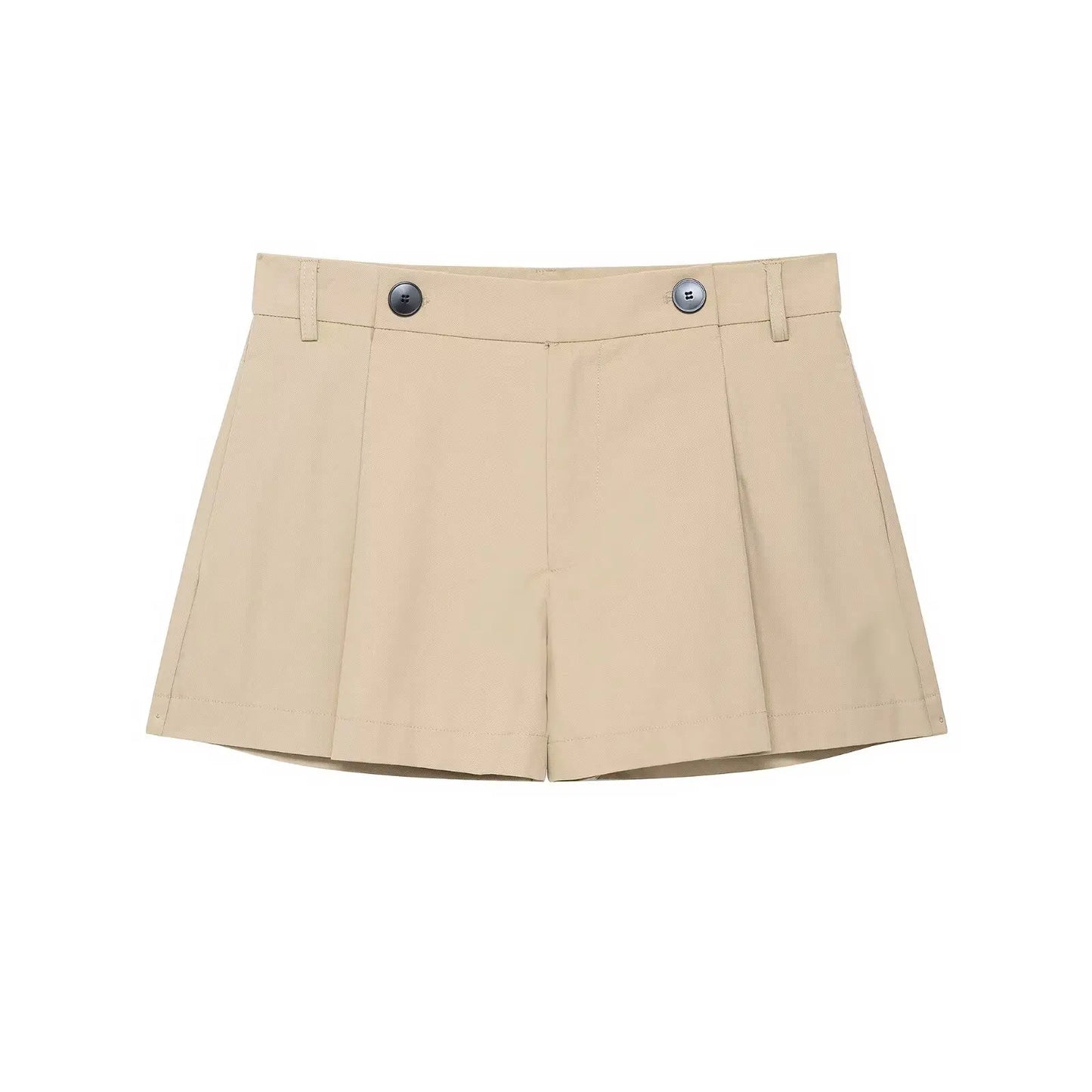 HH Women Fashion Summer Suits Solid Turn-Down Collar Long Sleeves Lace-Up Single-Breasted Jackets+High Waist Zipper Shorts