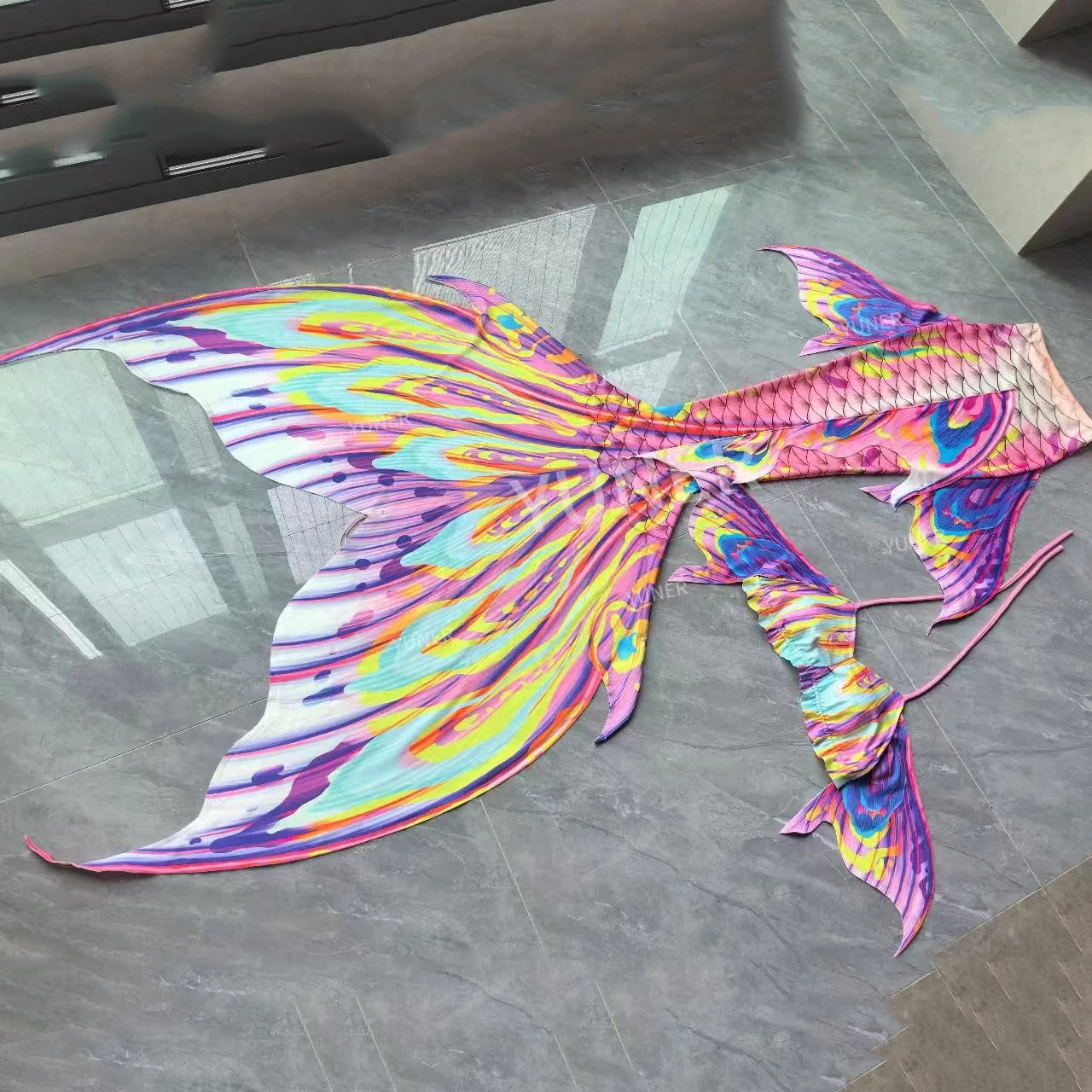 Mermaid Big Tail Costume Swimsuit Handmade Sewn High Quality Mermaid Tail Oceanarium Swimming Photography Costume