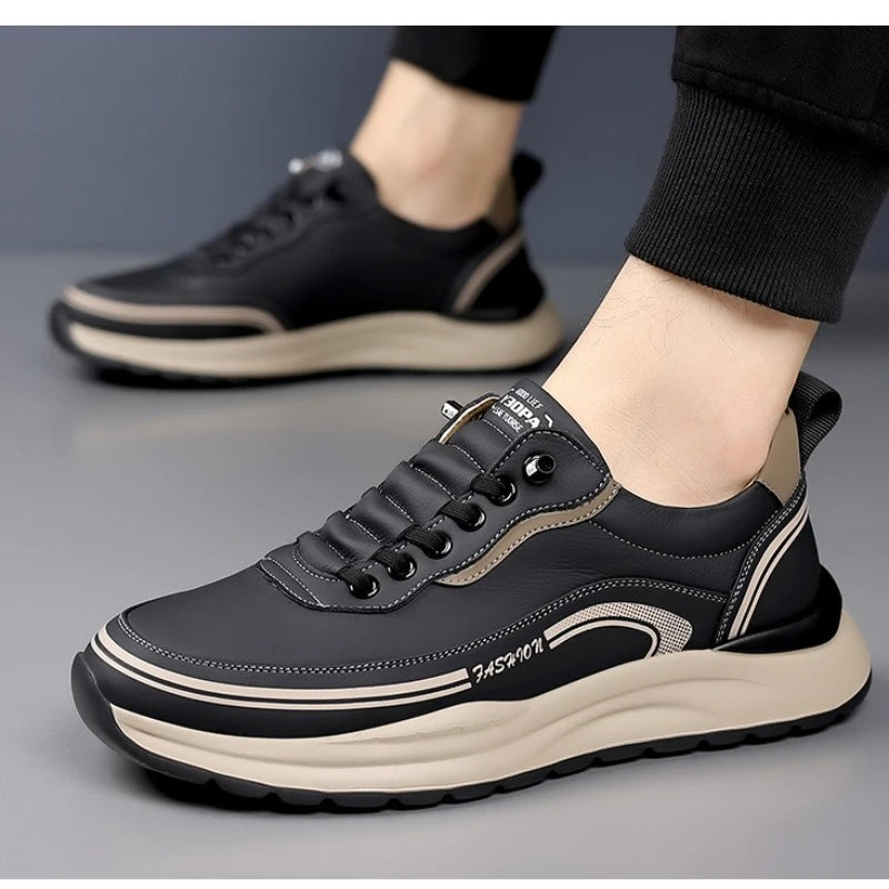 Men's Large-Size Mesh Shoes for Autumn New Arrival - Breathable Hollow-Out Casual Sneakers Trendy Versatile Men's Athletic Shoes