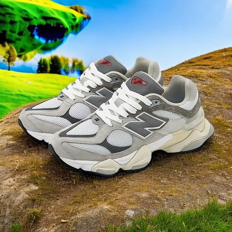 2025 Spring Clunky Sneaker Dad Shoes Lace up  Couple Running Shoes Mesh Breathable Casual Anti slip Sports Shoes Soft sole shoes