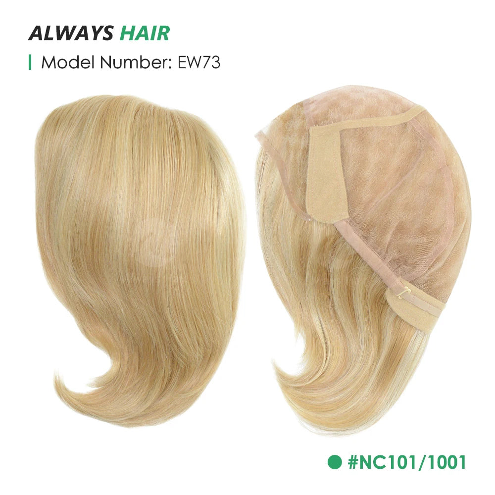 EW73- 6" European Virgin Hair Wig Natural French Lace Front Short Human Hair Women's Wigs