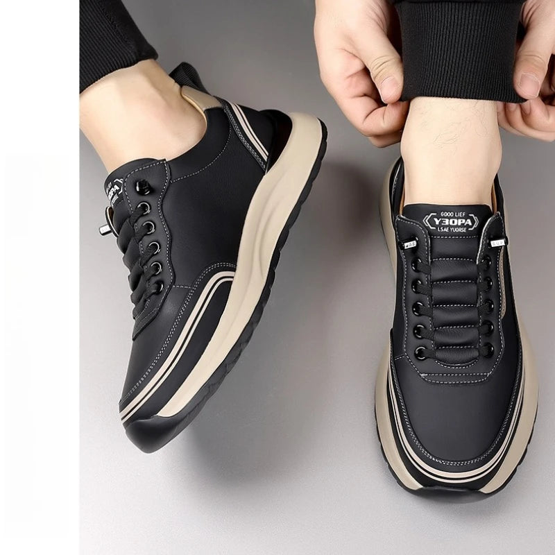 Men's Large-Size Mesh Shoes for Autumn New Arrival - Breathable Hollow-Out Casual Sneakers Trendy Versatile Men's Athletic Shoes